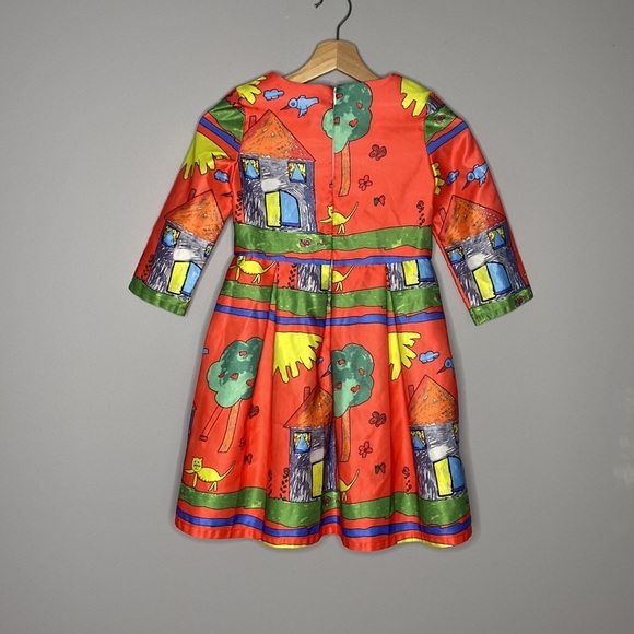 Cats & Trees Print‎ Dress - Picture 2 of 3